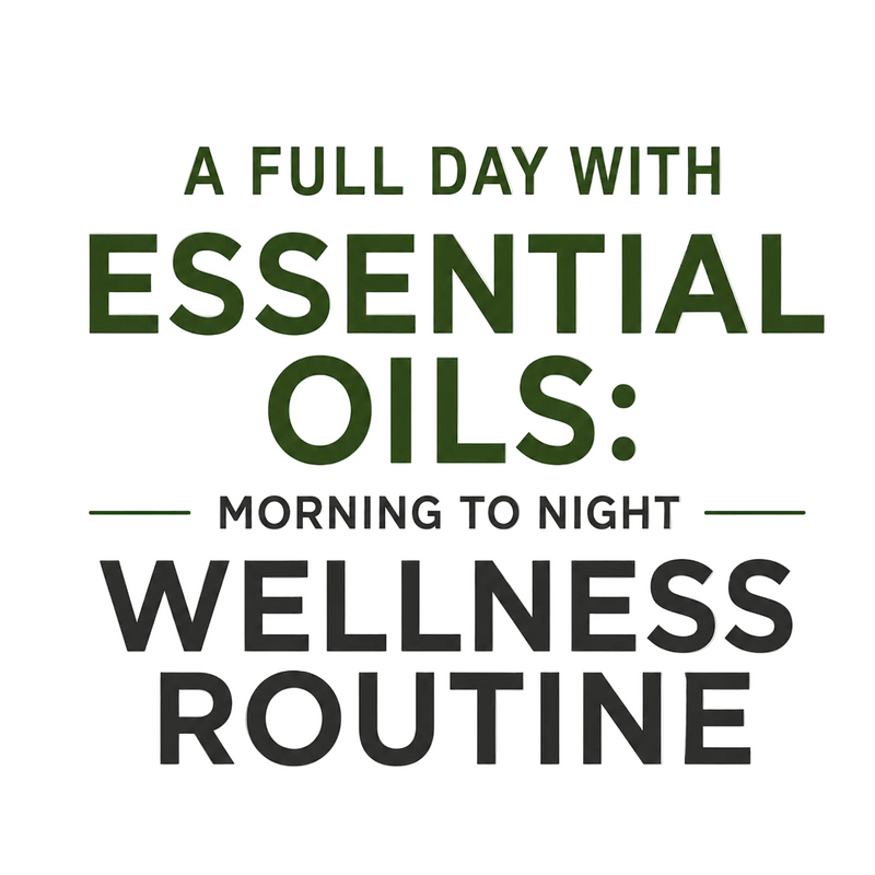 A Full Day with Essential Oils: Morning to Night Wellness Routine
