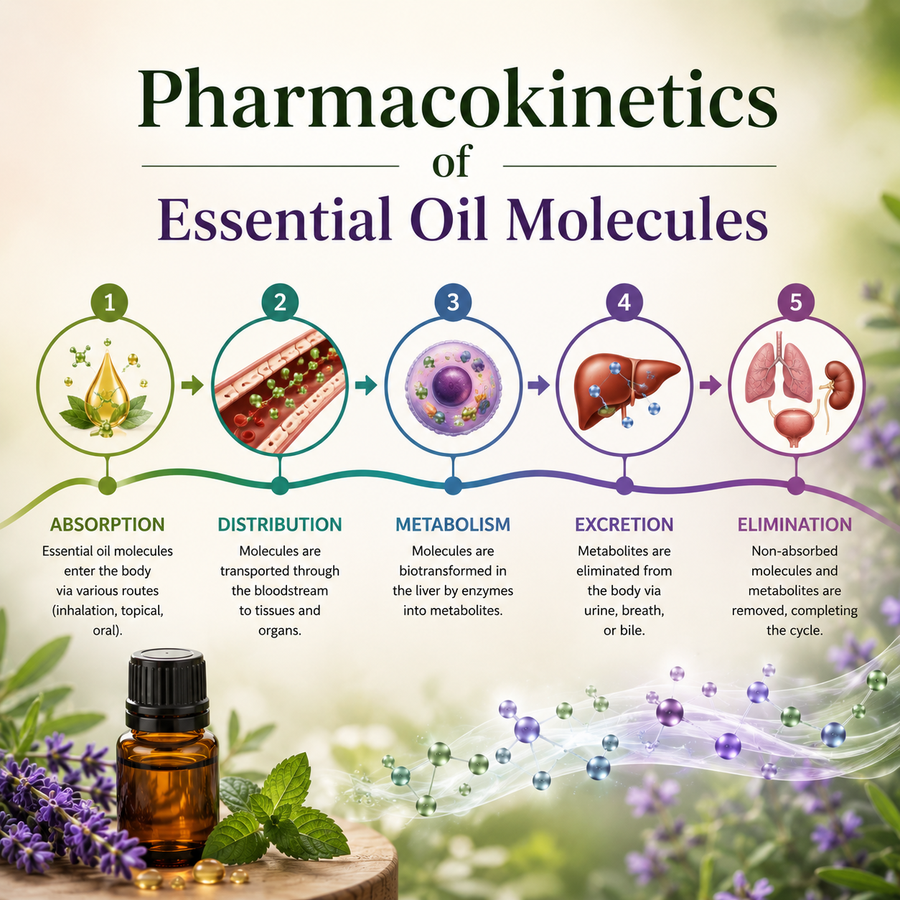 Pharmacokinetics of Essential Oil Molecules