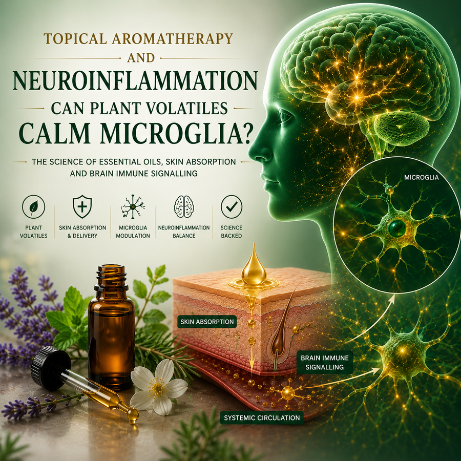 Topical Aromatherapy and Neuroinflammation: Can Plant Volatiles Calm Microglia