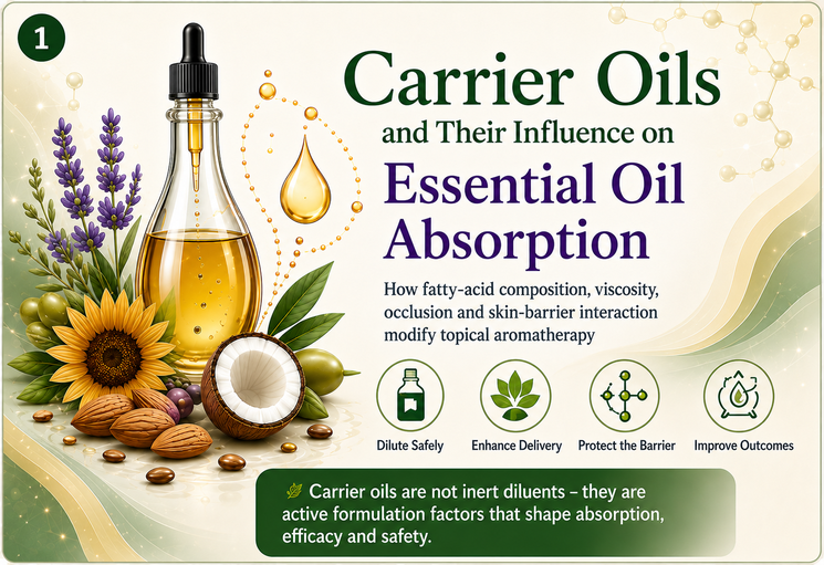 Carrier Oils and Their Influence on Essential Oil Absorption